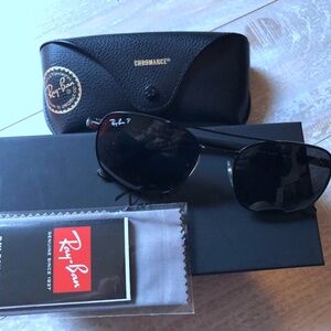 Ray-Ban CHROMANCE Polarized LIKE NEW Grey LARGE 54-19